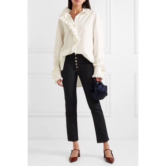 •SOLD• Erdem Aerin Embossed Leather Slingback - Picture 3 of 8